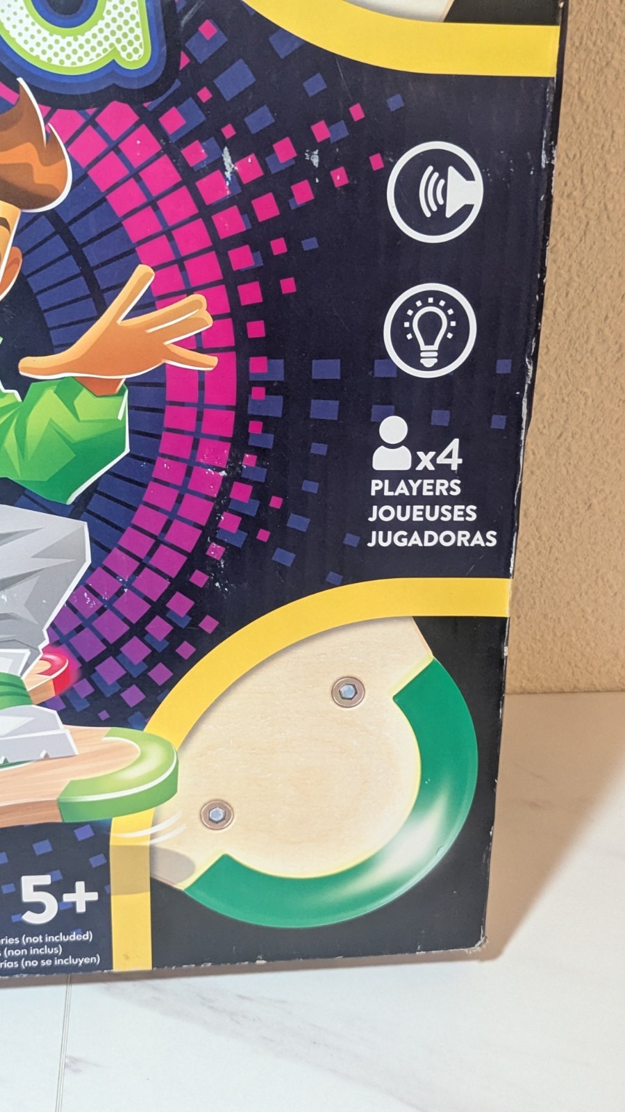 KidKraft Beat Board 4 Games 5+ Solo Mission Head to Head DJ Balance Challenge