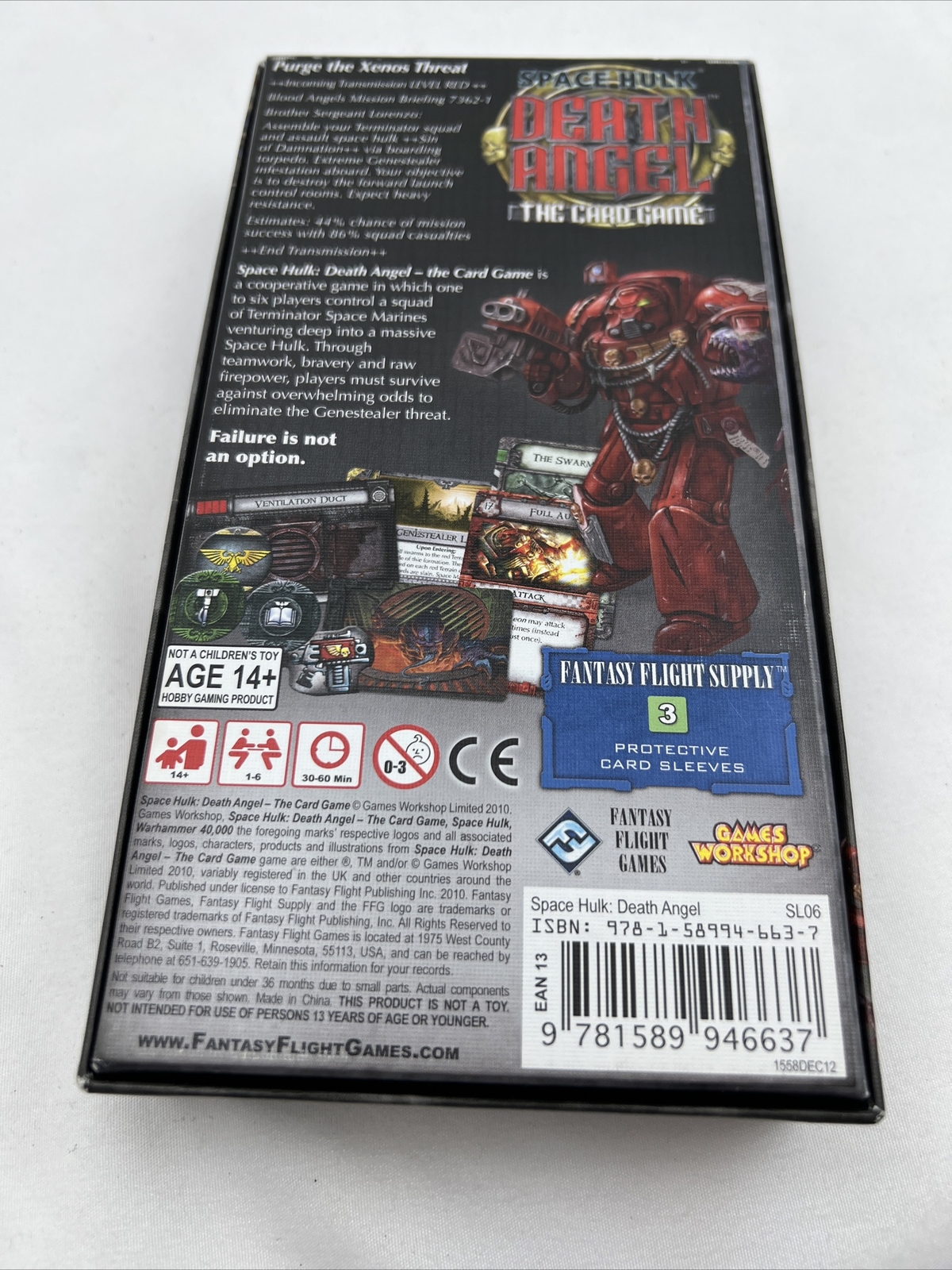 Space Hulk: Death Angel The Card Game Games Workshop Limited 2010 – New Open Box