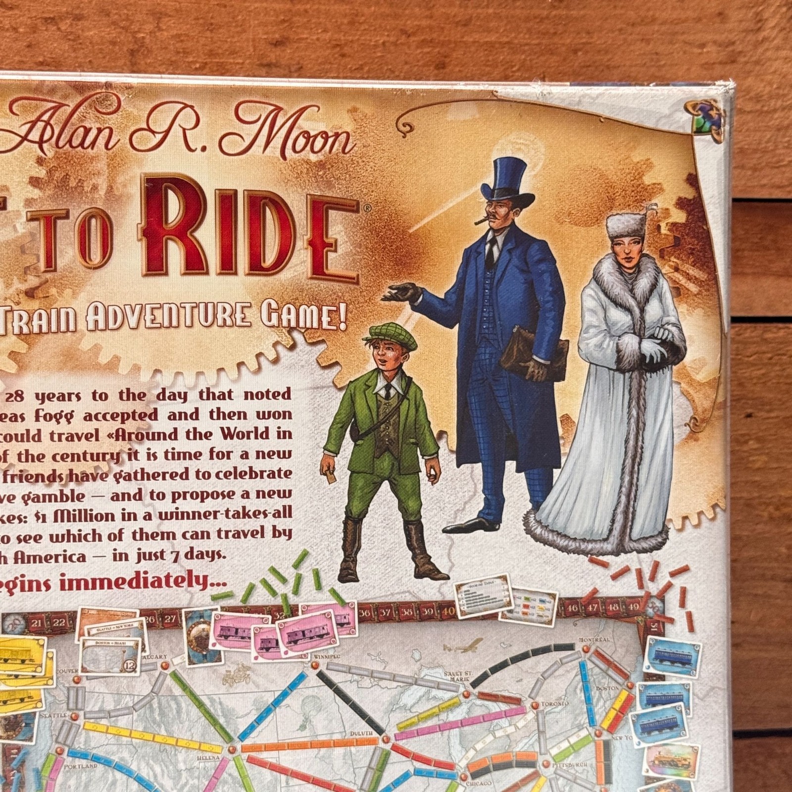 Ticket to Ride Board Game – A Cross-Country Train Adventure Strategy Game NEW