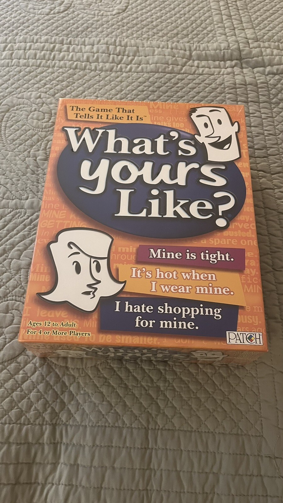 Patch – What’s Yours Like – Party Board Game – SEALED/NEW
