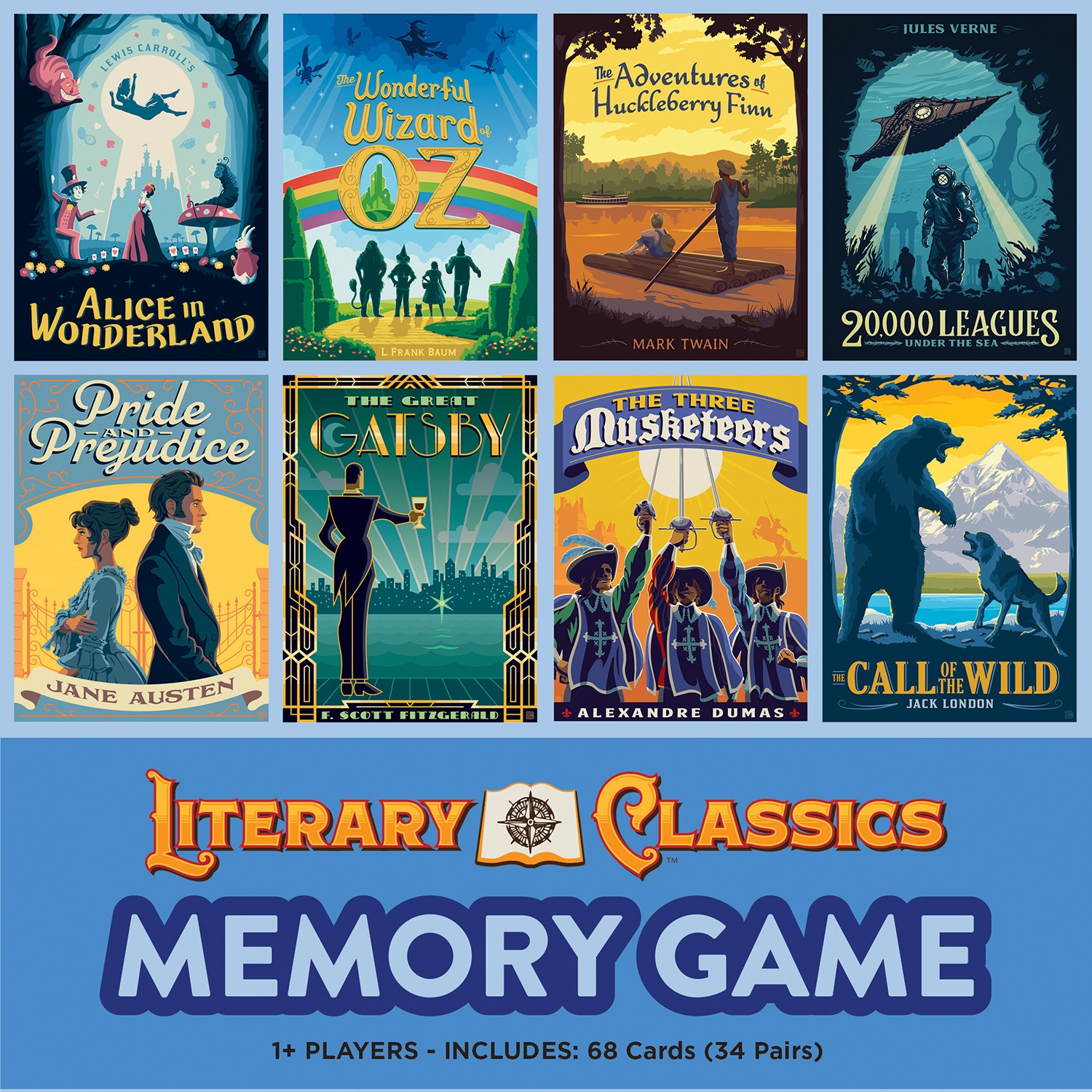 MasterPieces – Literary Classics Memory Game