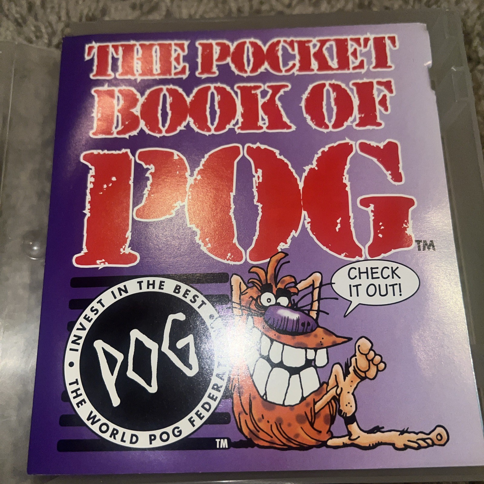 The World POG Federation Micro Tournament Game Case No Slammers POG Lot