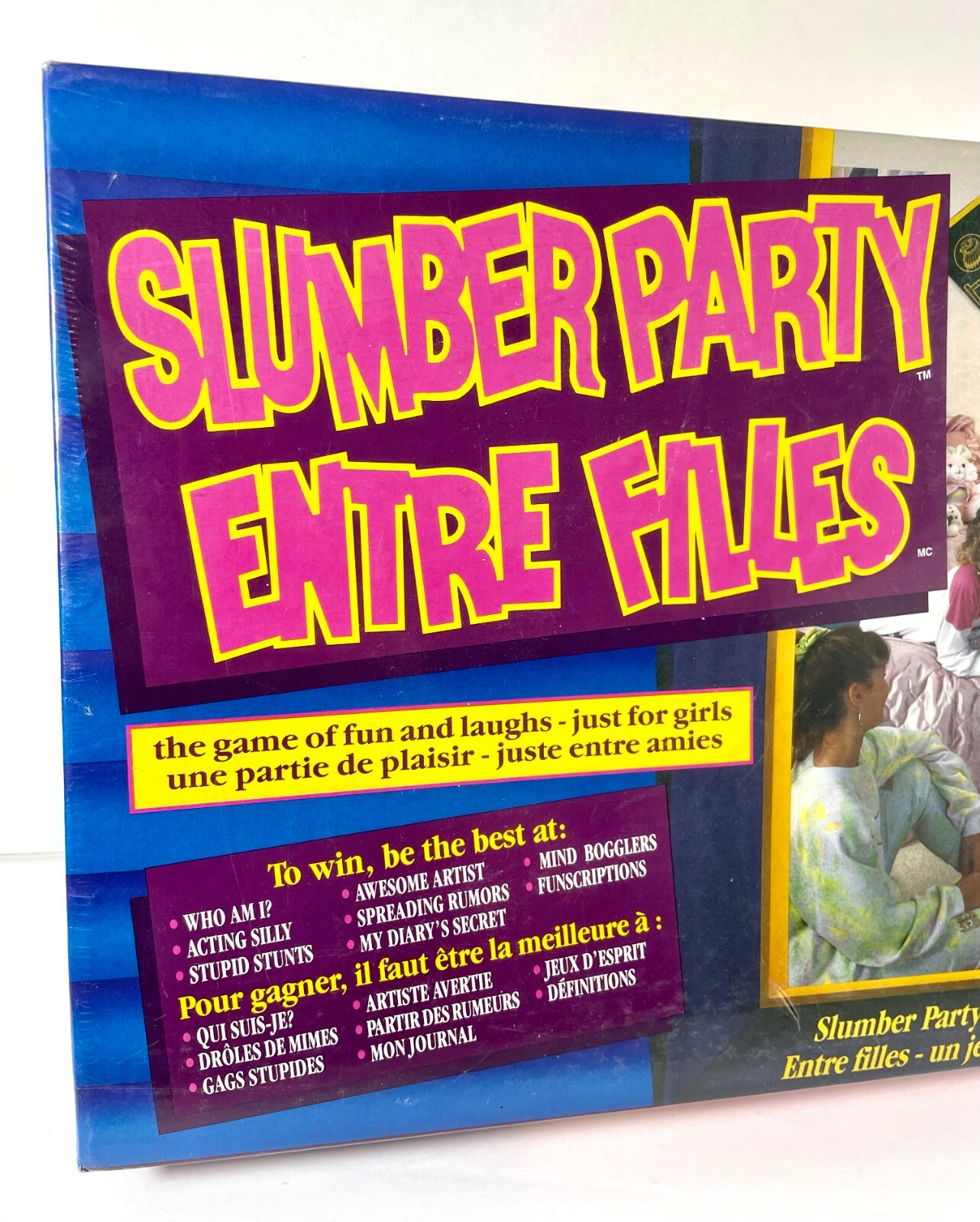 Slumber Party Board Game NEW Sealed – 1991 Canadian Complete