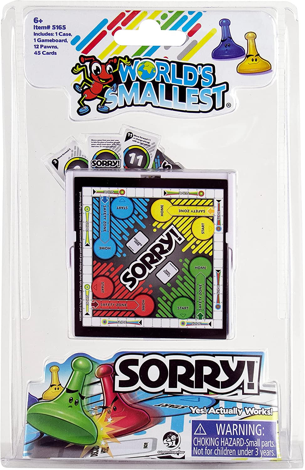 Worlds Smallest SORRY Board Game Dollhouse Miniature