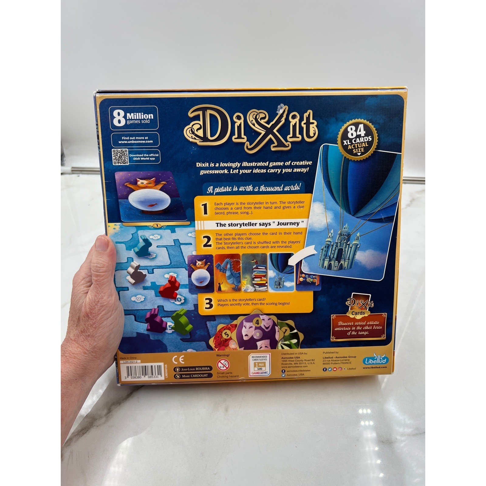 Dixit Board Game Libellud Storytelling Family Strategy Game 3-8 Players 84 Cards