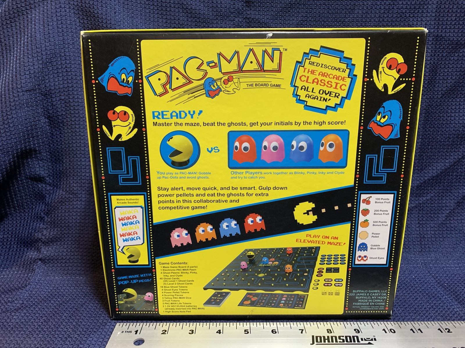Pac-Man The Board Game – Buffalo Games – Electronics Tested – Works – Complete