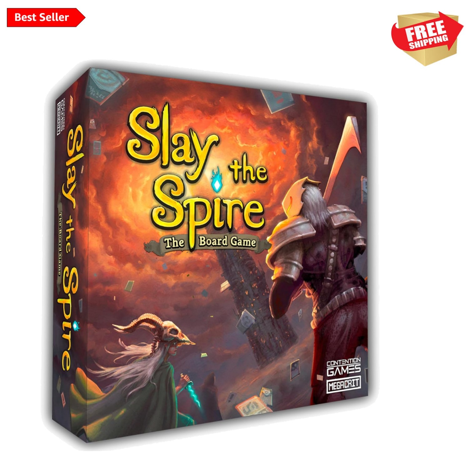 Slay The Spire: Strategic Deck-Building Board Game – Compact Fantasy Adventure
