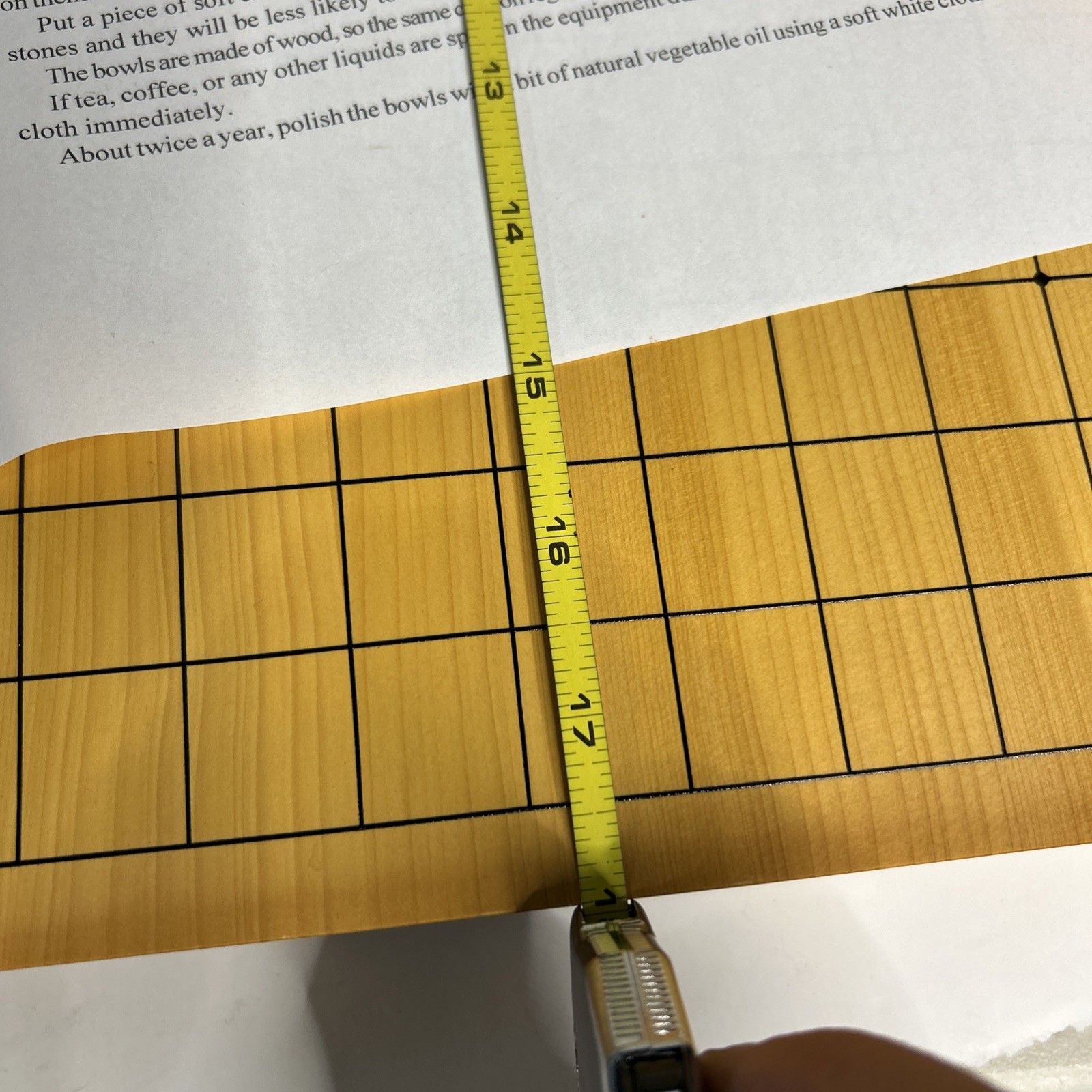 Kiseido Publishing Company Japenese Traditional Kaya Go Board MADE IN JAPAN