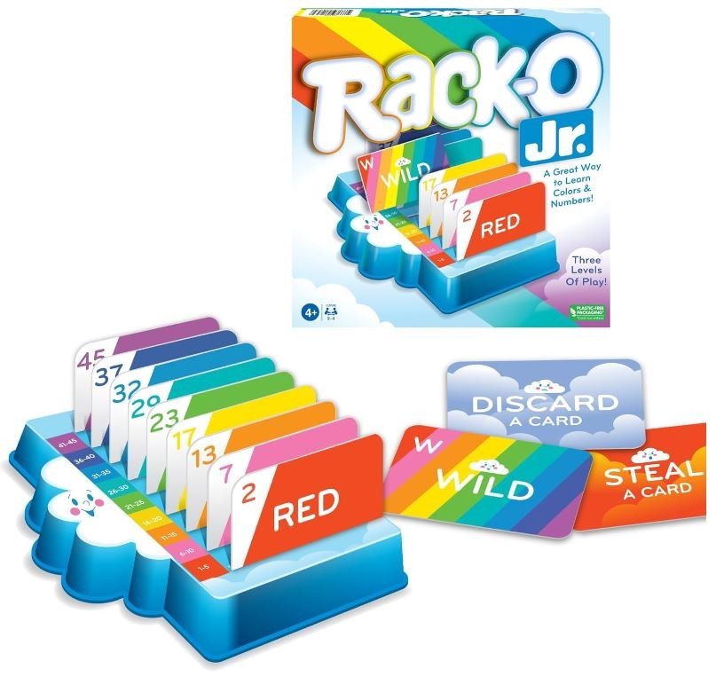 Rack-o Jr. – A great way to Learn Colors & Numbers – Winning Moves