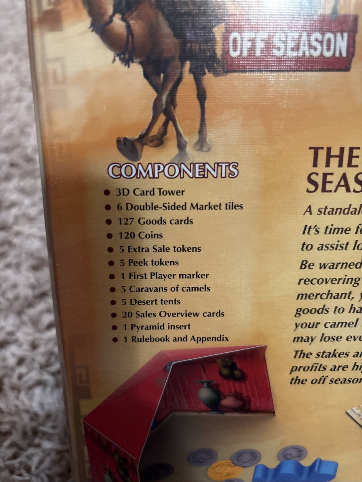 CAMEL UP OFF SEASON Board Game New 3 To 5 Players Brand New Still Sealed