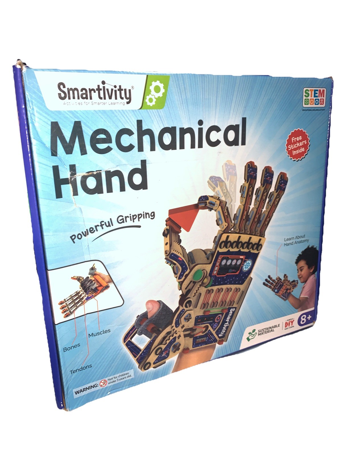 Smartivity DIY Robotic Mechanical Hand STEM Toy for Kids 8-14 Years