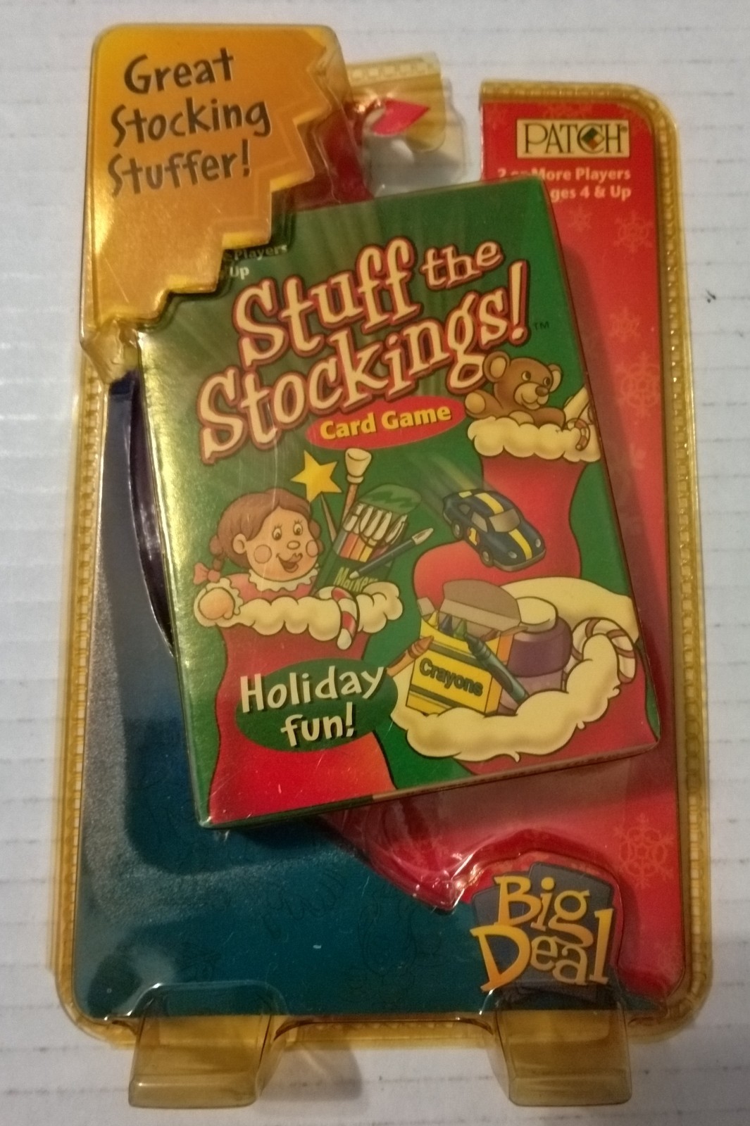 Patch Products 2002 Stuff The Stockings Card Game. Sealed