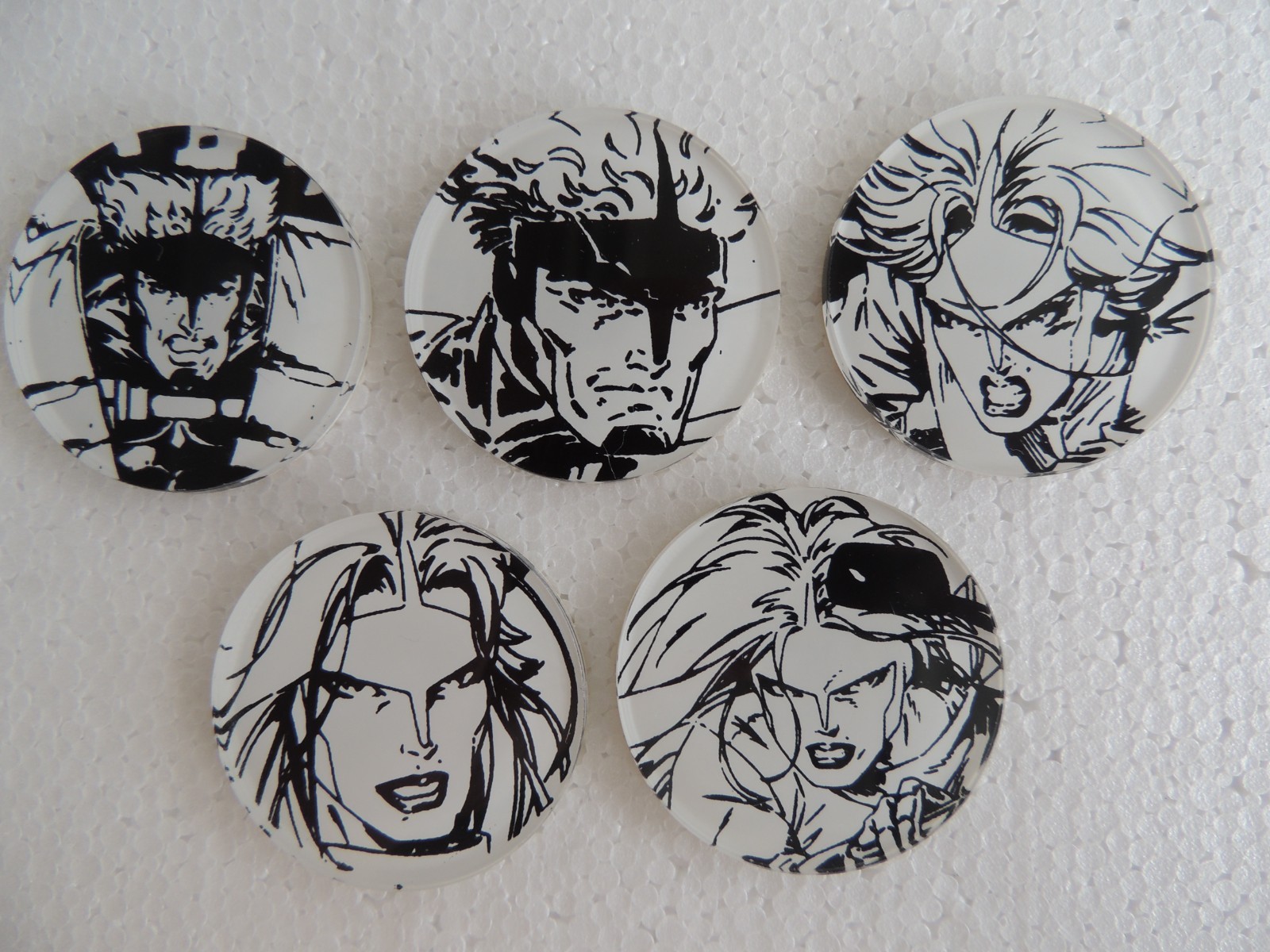 POG SLAMMERS 5 ART THIBERT BLACK & WHITE COMIC BOOK SERIES VINTAGE 90’S C-PICS