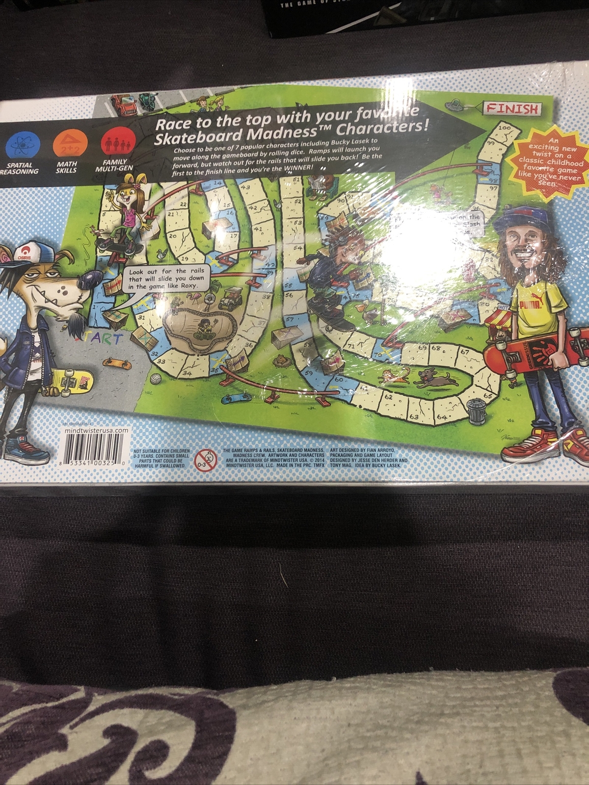 Bucky Lasek’s Ramps & Rails Board Game Mind Twister USA