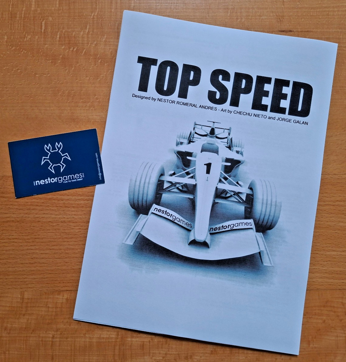 Top Speed – Nestor – 2011 – Complete Equipment in Backpack – New! Rare!