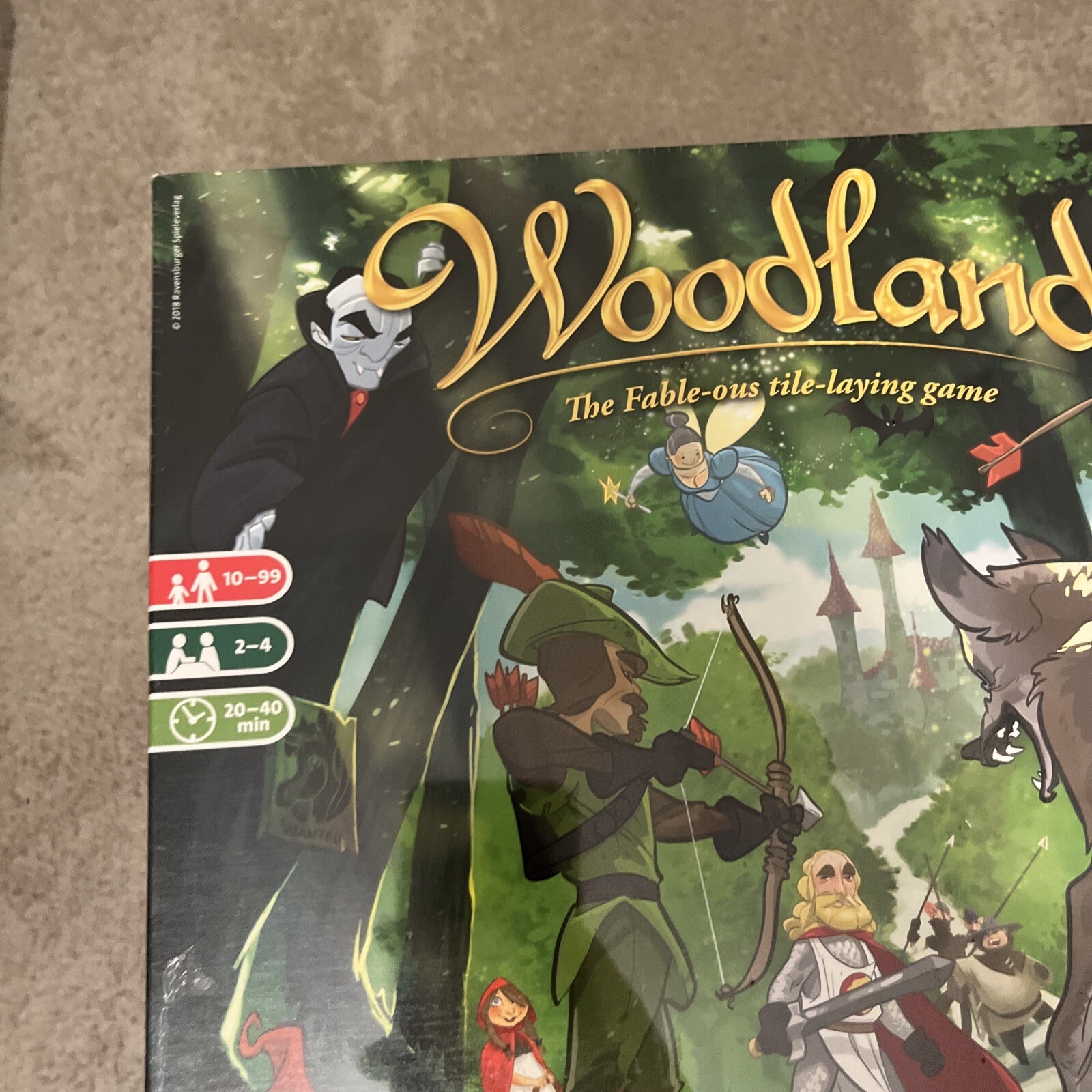 Woodlands The Fable-ous Tile Laying Game by Ravensburger. New & Sealed. 2018.