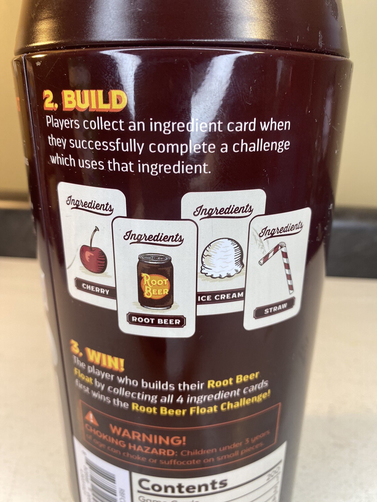 Root Beer Float Challenge Game ~ A Family Party Game for 2 to 8 players