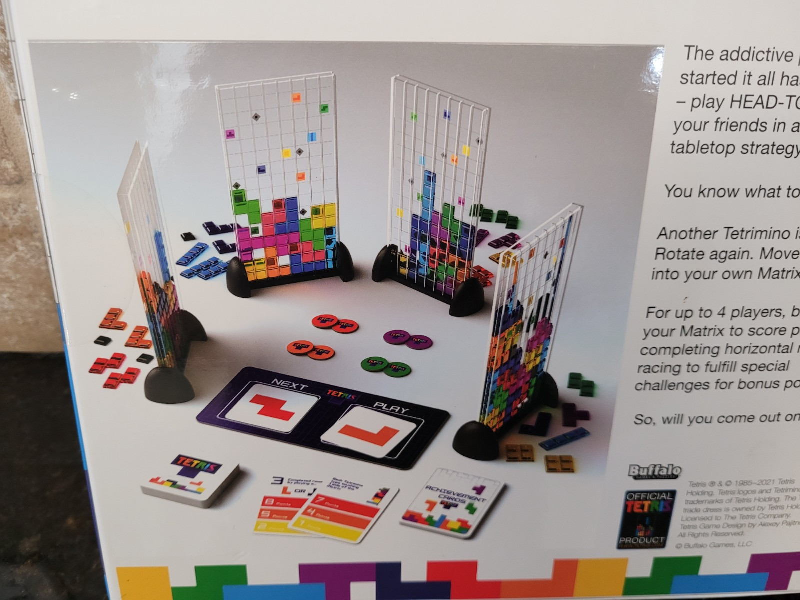 Tetris Board Game Buffalo Games & Puzzles – New Sealed In Box