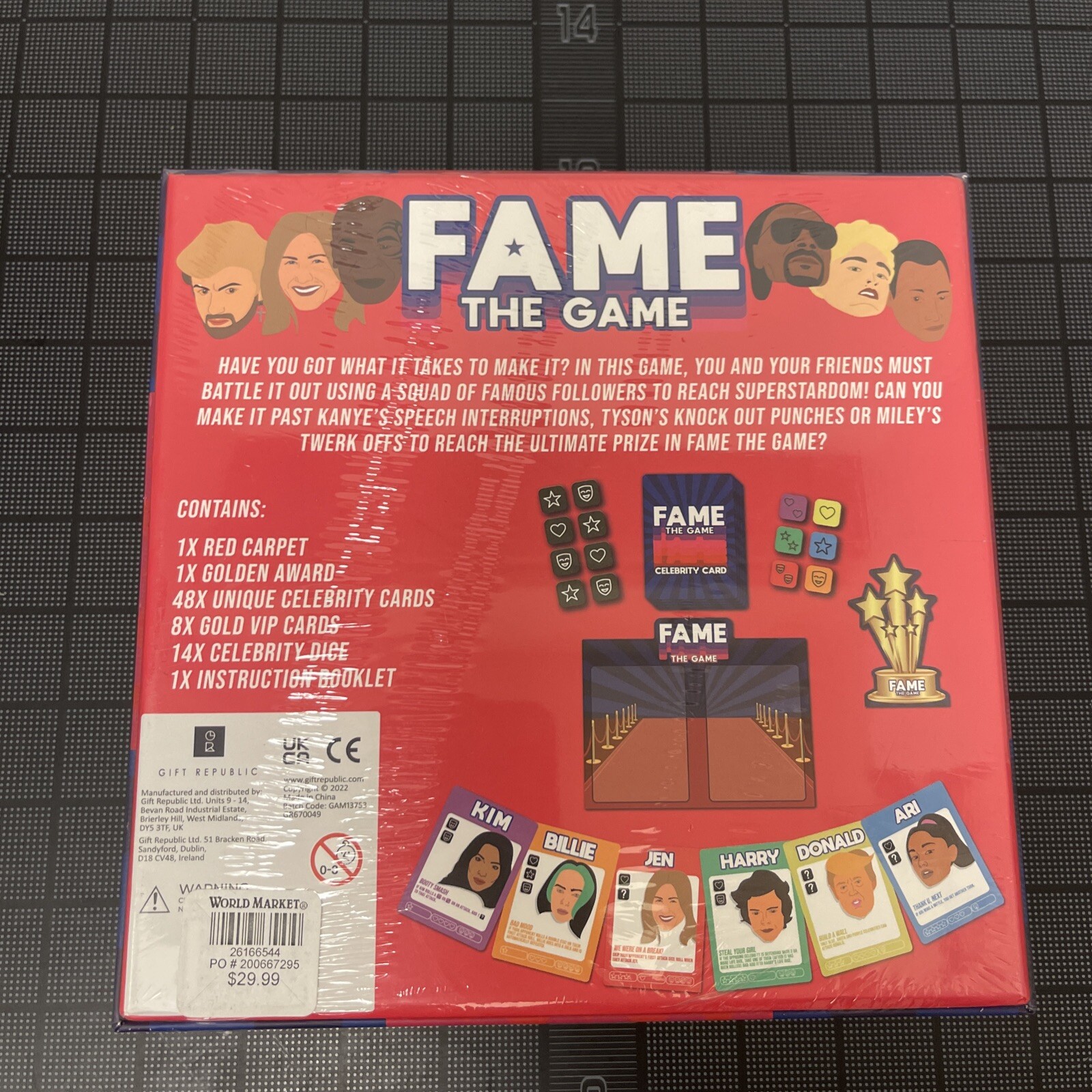 Fame The Game Family game 2-6 Players party BRAND NEW SEALED GAME