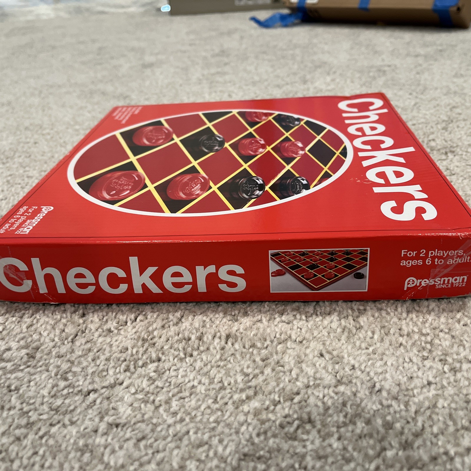 Checkers Board Game Set with 24 Pieces Classic Games