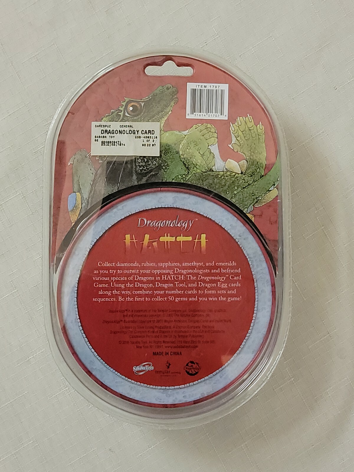 Hatch Dragonology Card Game Sealed Pack Tin From Sababa Toys Brand New
