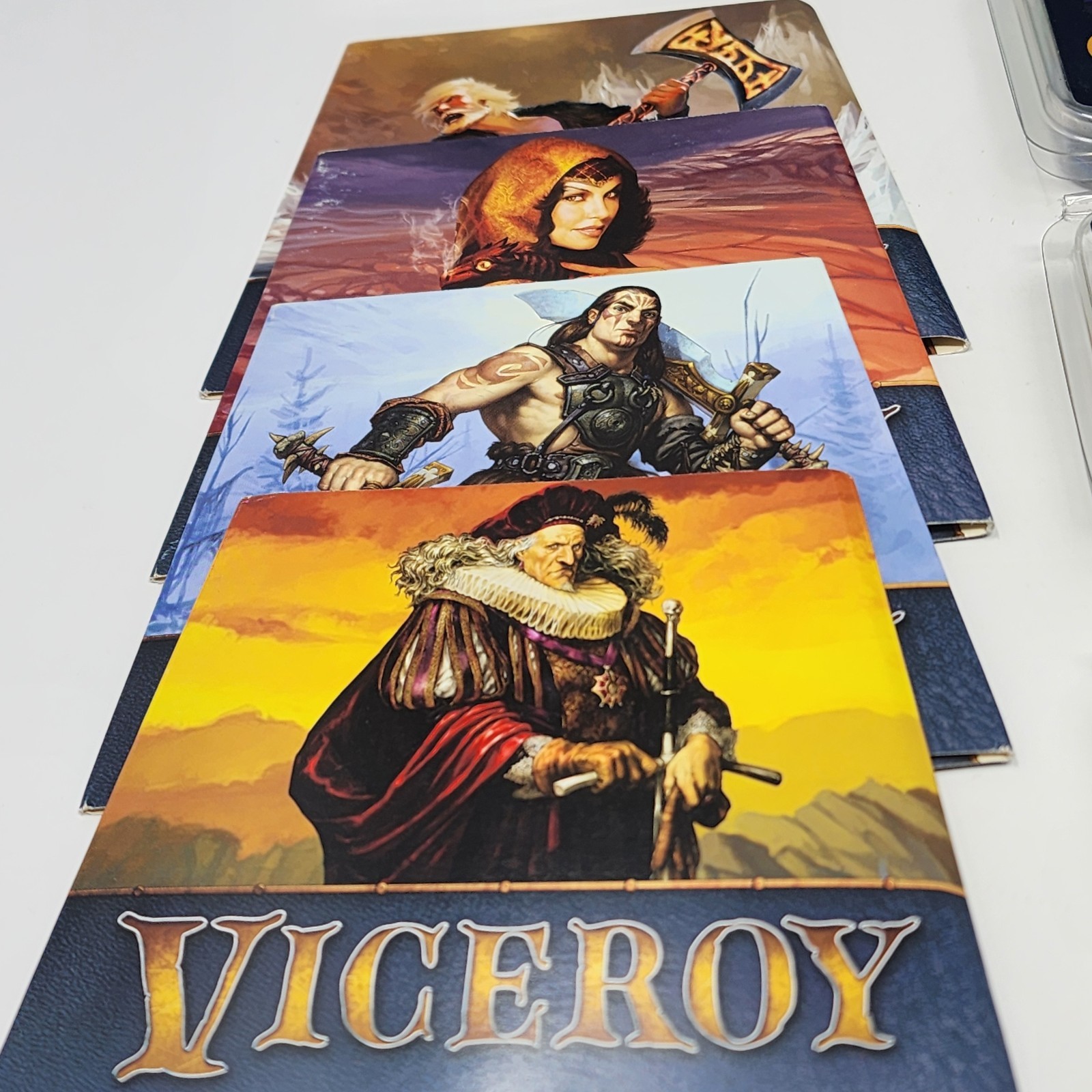 Viceroy + Times of Darkness Exp KS Gemstone Upgrade Sleeves OOP Open Box New