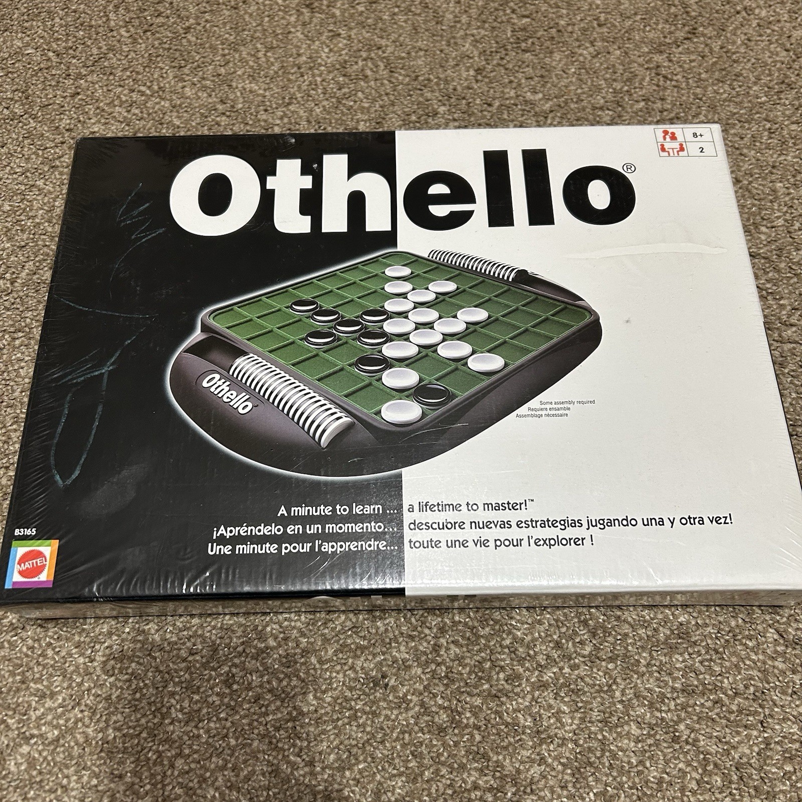 2005 Mattel Othello Board Game Brand New Factory Sealed