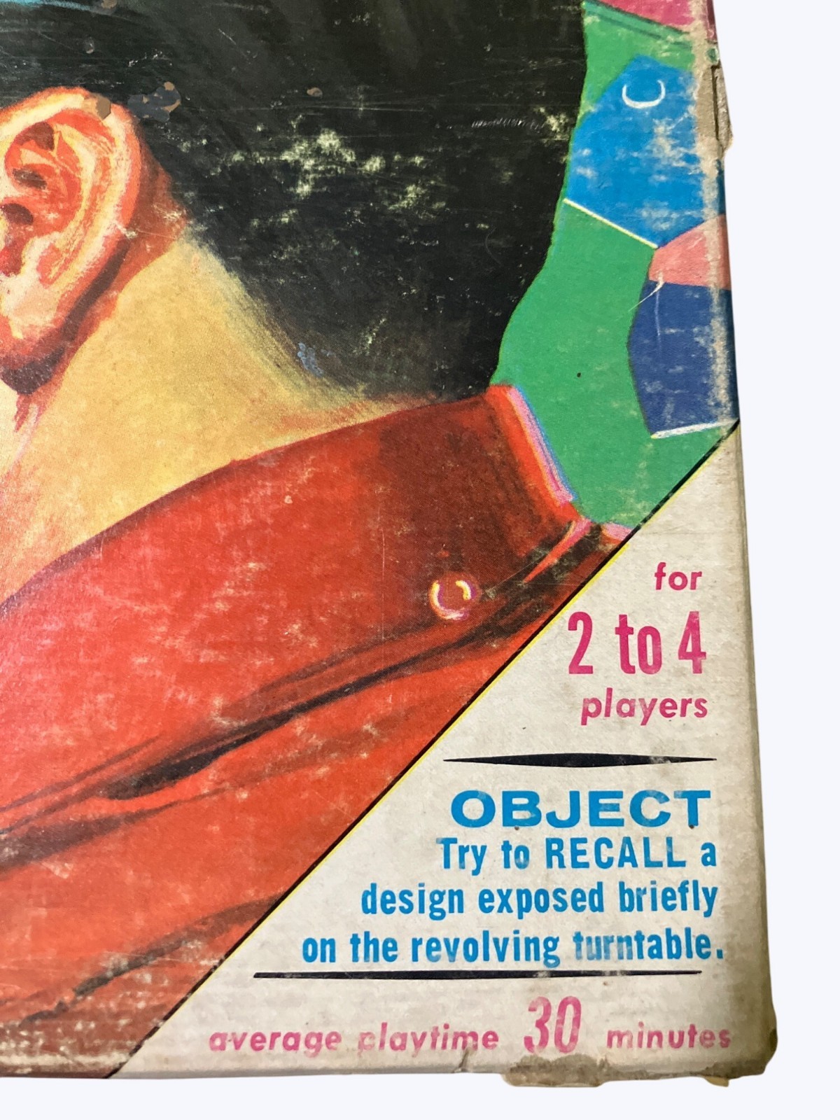 Vintage 1968 Milton Bradley Recall Game Of Observation Vintage 1968