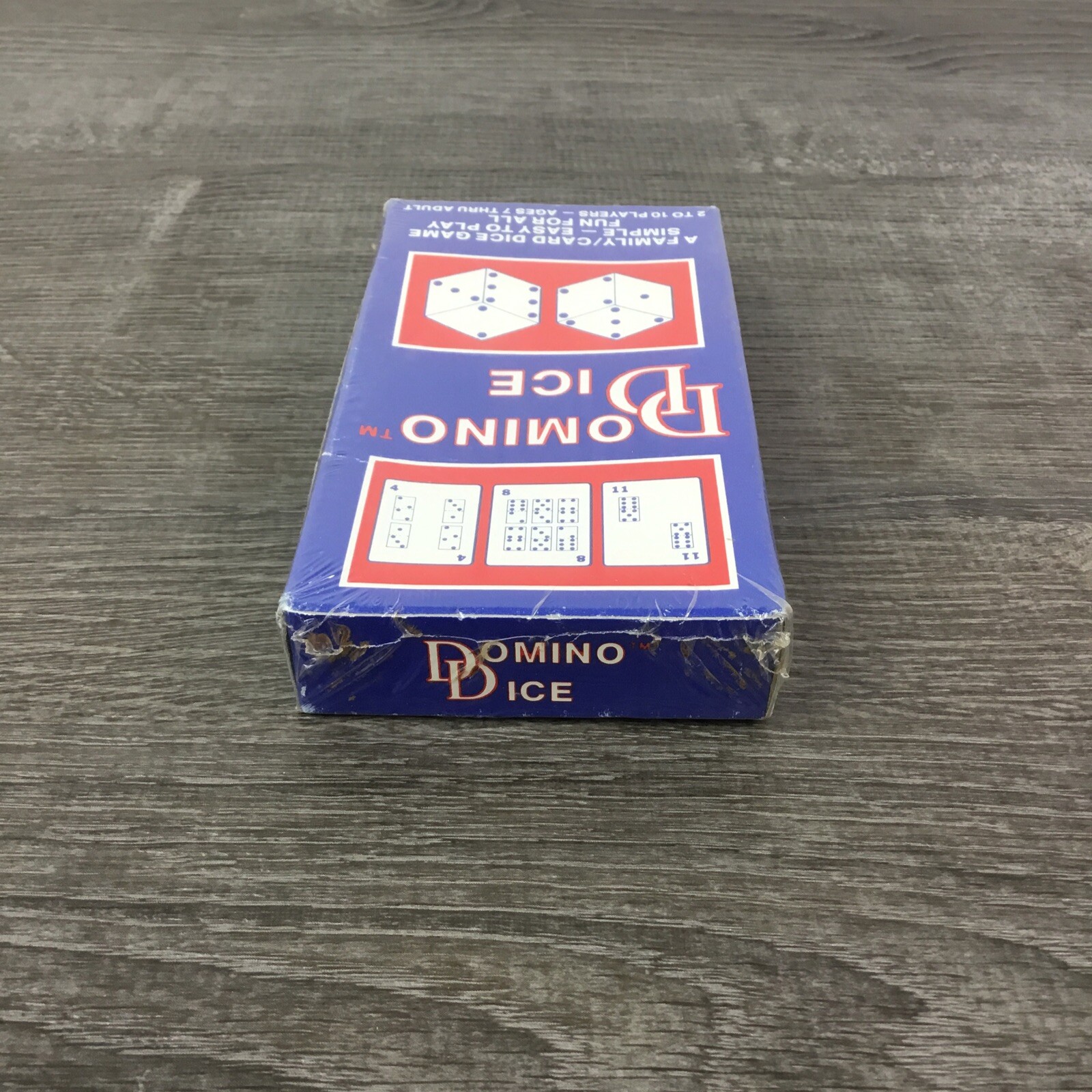Domino Dice Card Game by Universal Games 54 Cards, 2 Dice, Chips 1981 Sealed