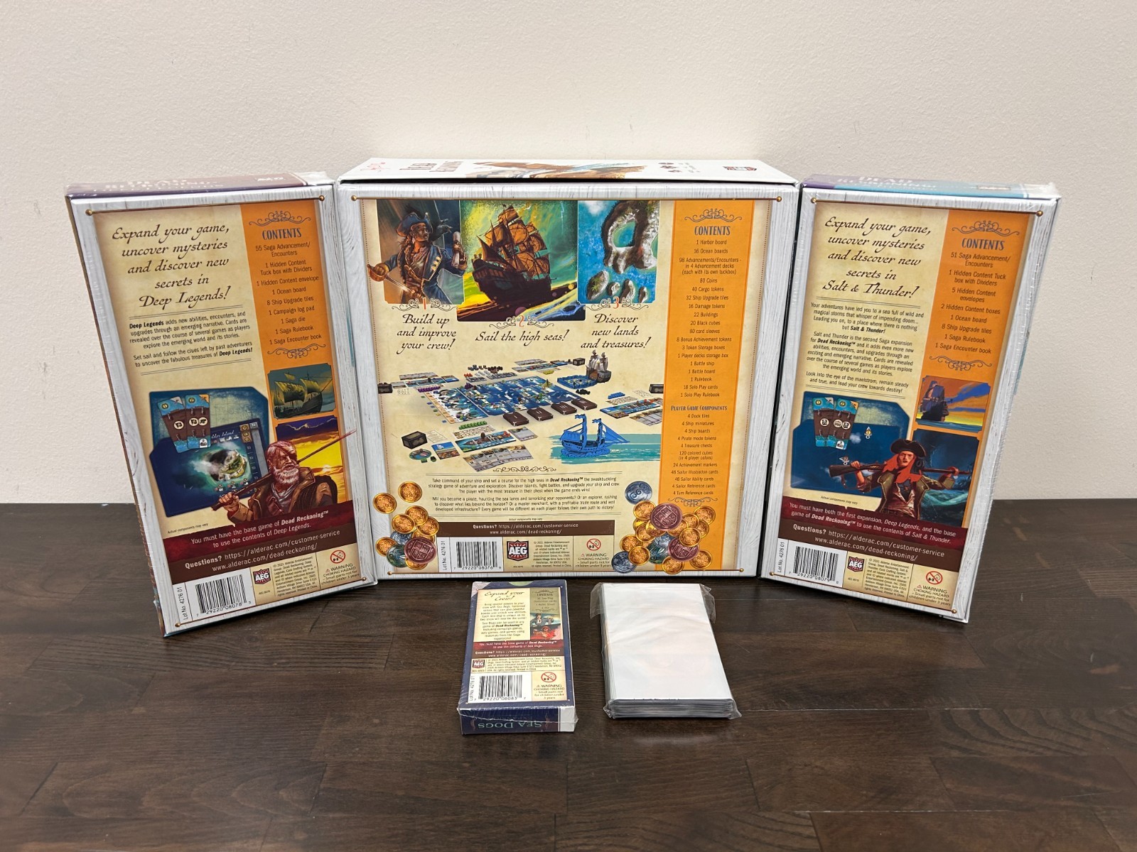 Dead Reckoning Board Game + Deep Legends/Salt & Thunder/Sea Dogs/KS Exclusives!