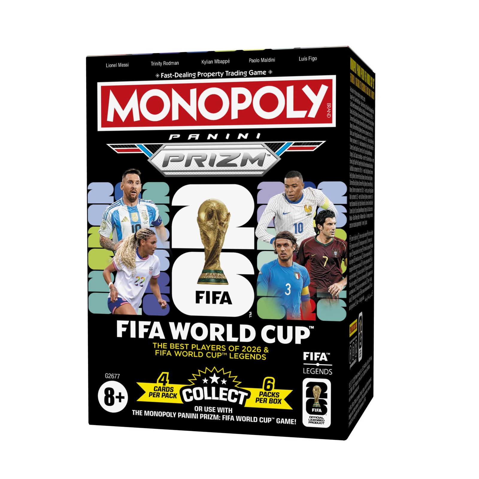 Monopoly Panini Prizm Fifa World Cup Trading Cards Booster Stars And Fifa World