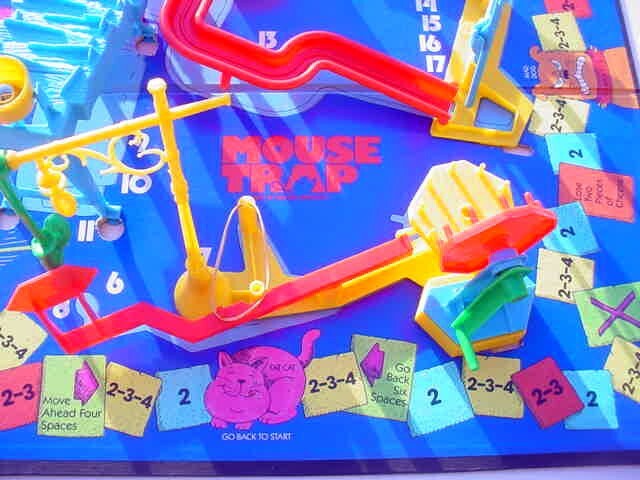 1986 Milton Bradley Mousetrap 100% Complete Board Game Mouse Trap Zany Crazy