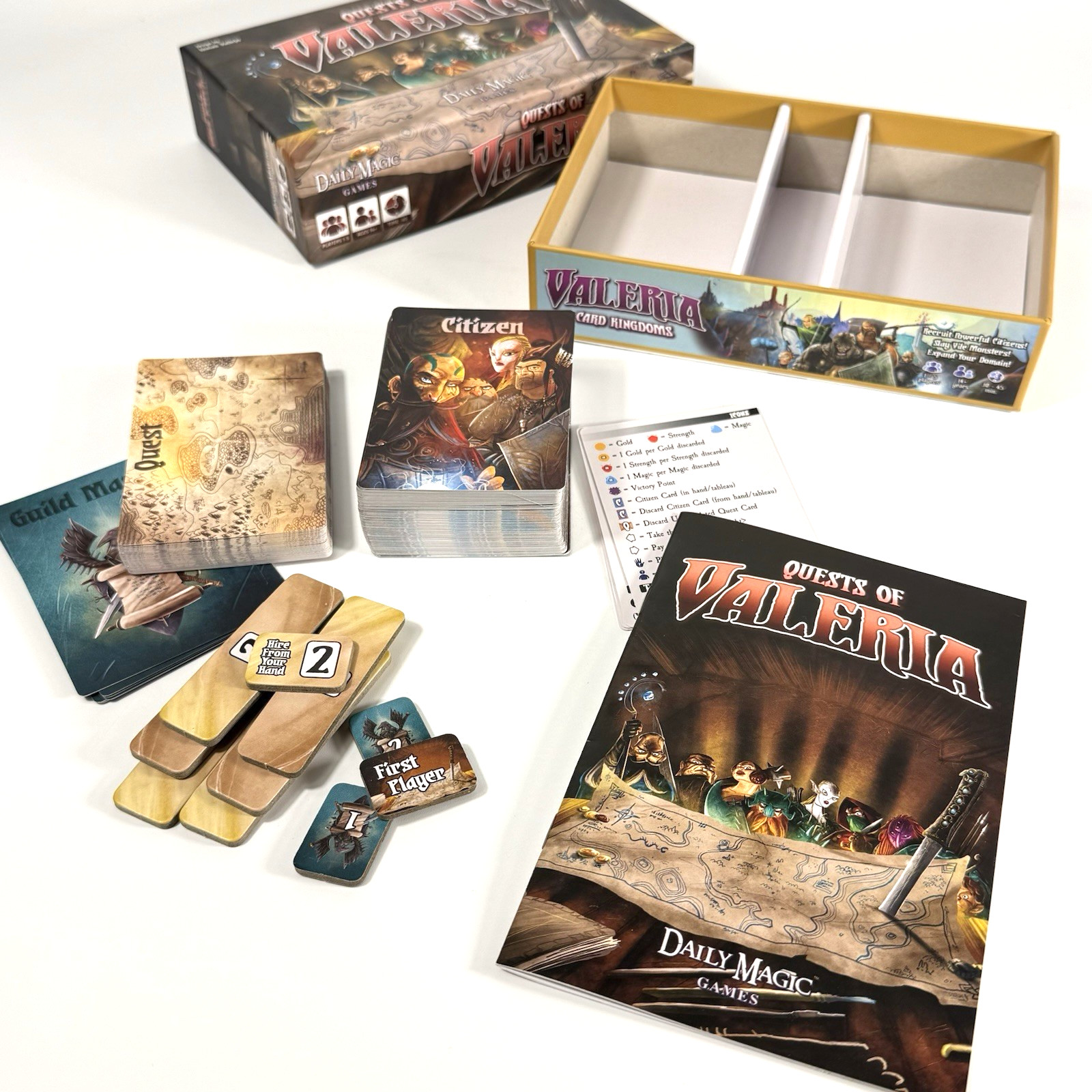 Quests of Valeria Board Game From Daily Magic