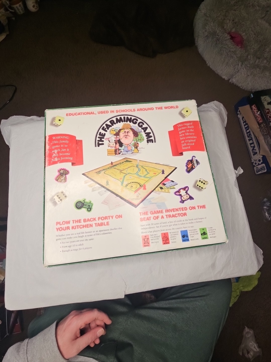 The Farming Game Family Fun Board Game the Weekend Farmer Harvest