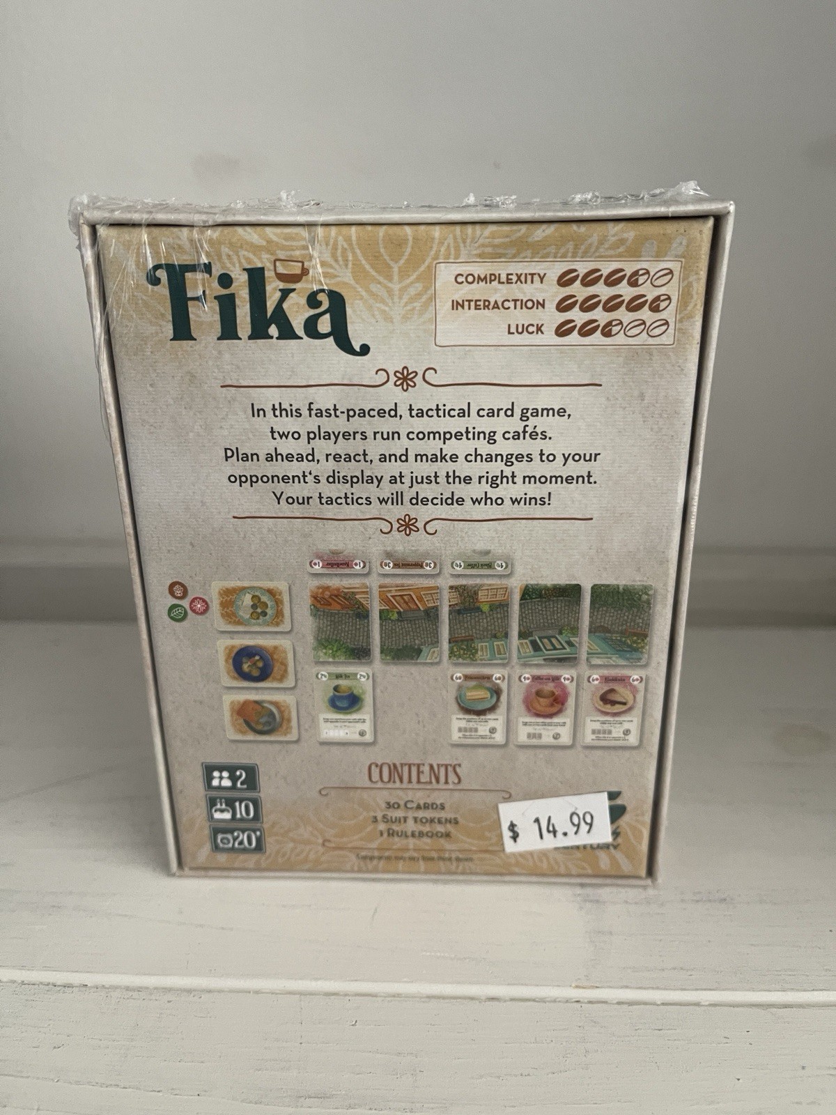 Fika Clever Coffee Break Card Game 25th Century Games SEALED