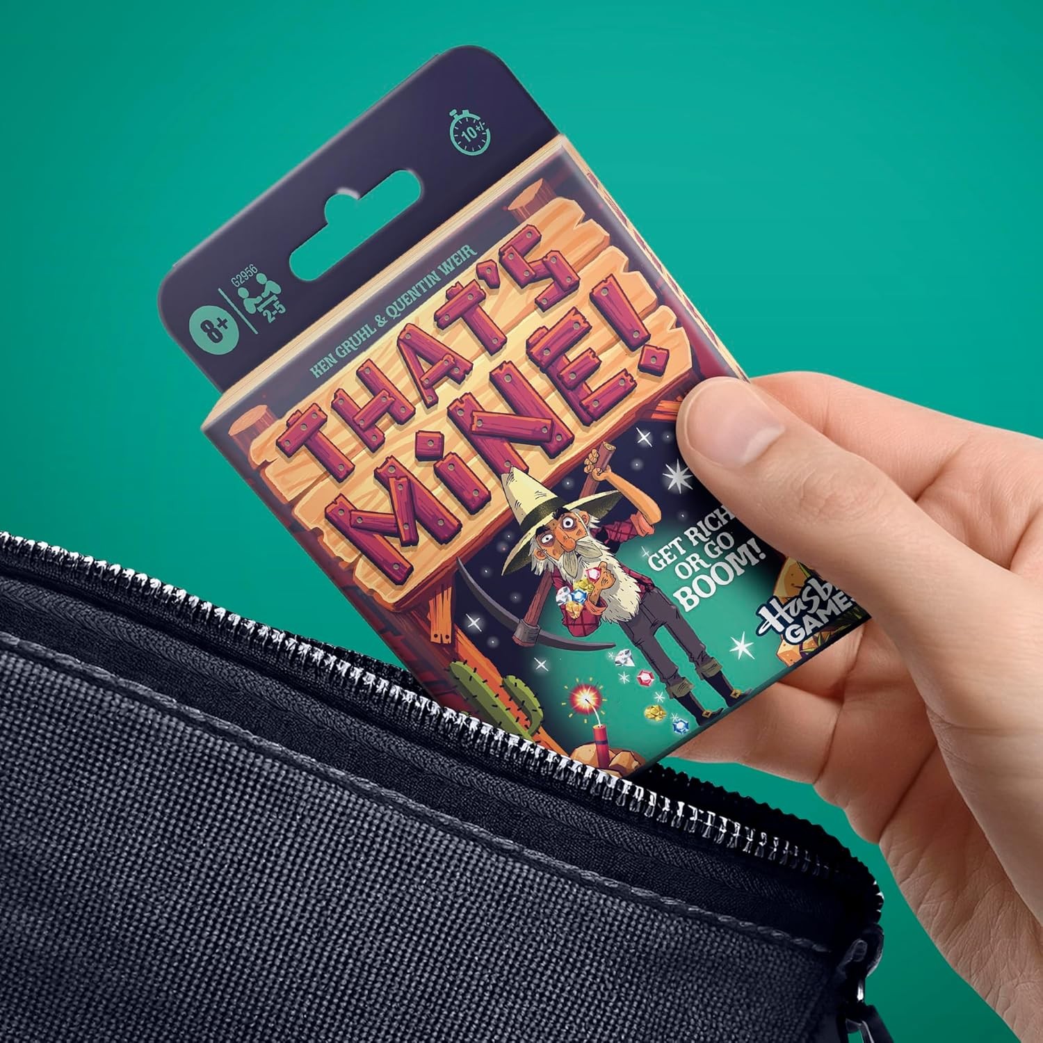 Hasbro That’s Mine! Card Game Ages 8 and Up 2 to 5 Players 20 Mins. Fast