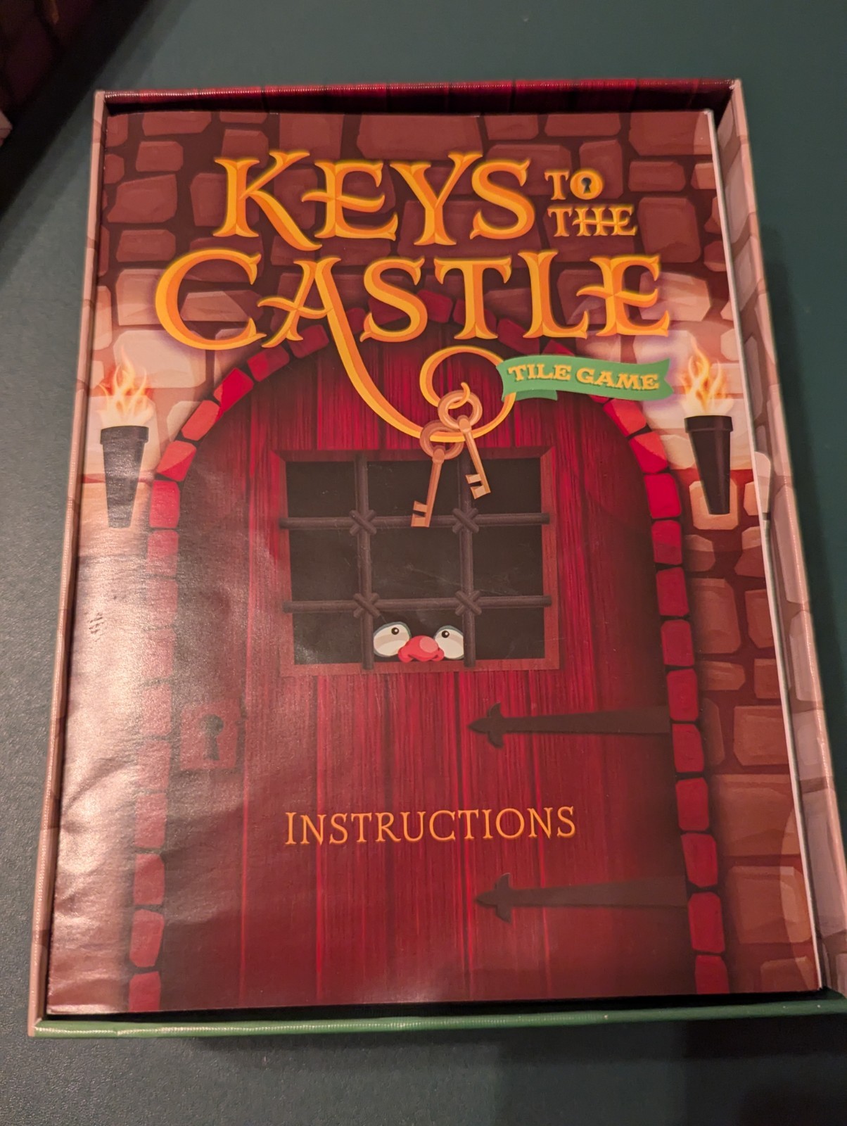 Outset ~ “Keys to the Castle” ~ Tile Game ~💯 Complete: Box Wear See Pic Game VG