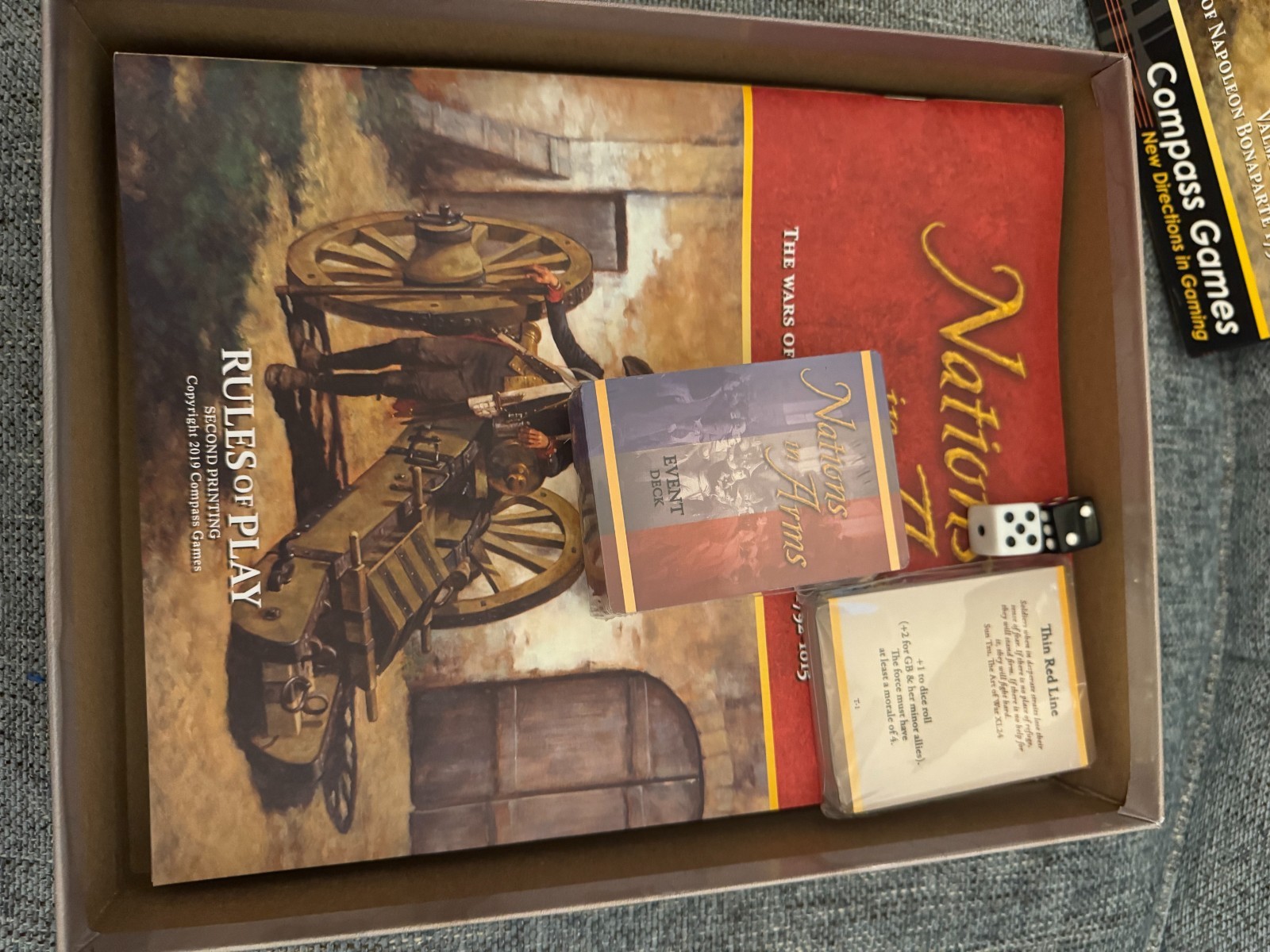 Nations in Arms: Valmy to Waterloo (open, unpunched, cards sealed) Compass Games