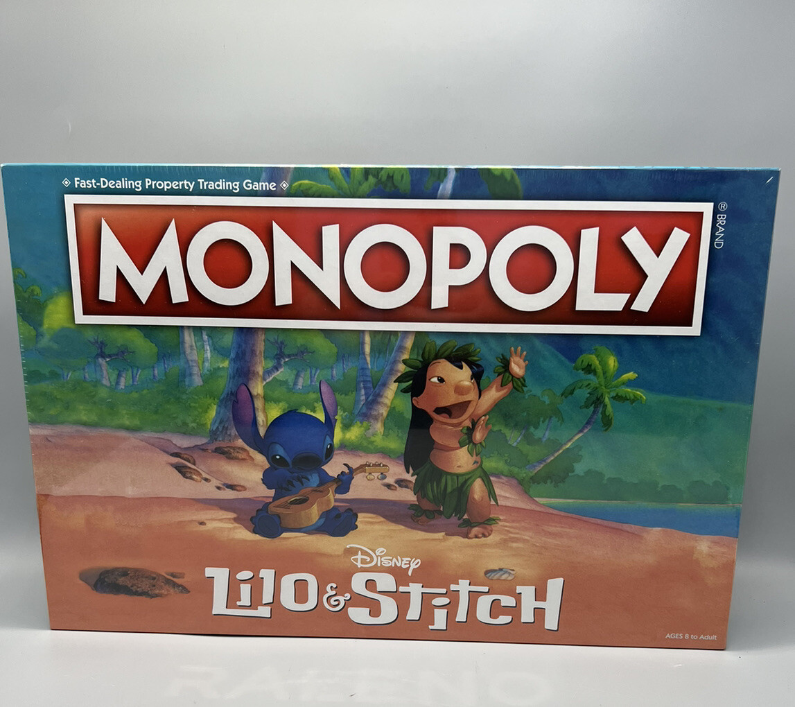 Lilo & Stitch Monopoly Board Game (2019, Hasbro) New Factory Sealed!!!!