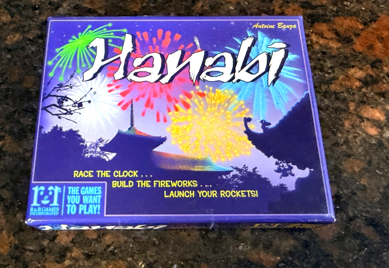 Hanabi Card Game R&R Games 2014 Edition Cooperative Strategy Family