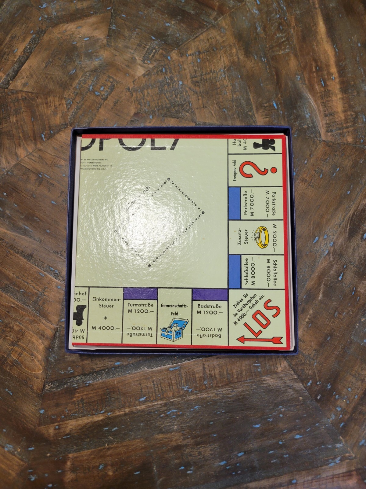 Monopoly Rare German Import 1961 Comp Amazing Condition Wood Pcs Spiele Schmidt