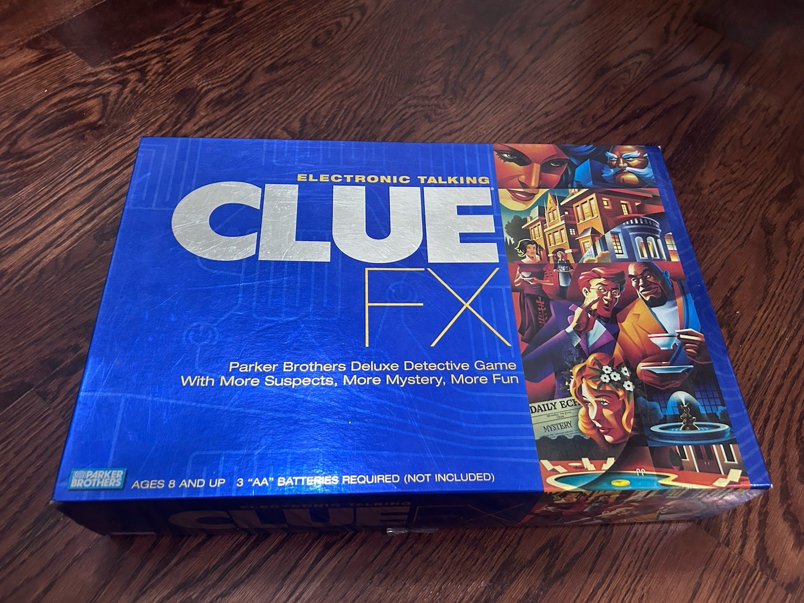 CLUE FX ELECTRONIC TALKING DETECTIVE Board GAME Works Tested YES! 100% COMPLETE
