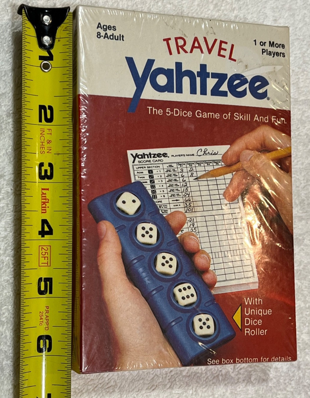 Vintage 1984 Edition Milton Bradley Yahtzee Travel Game New Sealed
