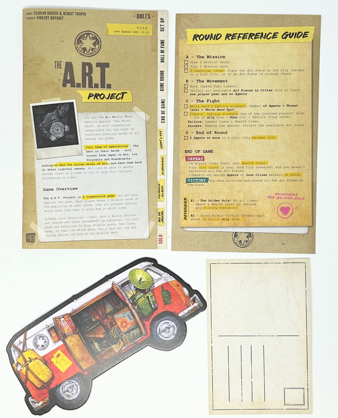 The A.R.T. Project Board Game Lumberjacks Unused CIB Complete in Box