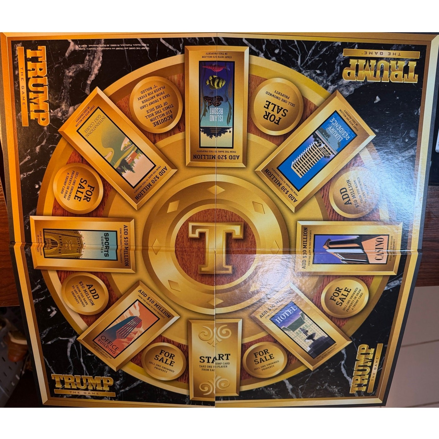 Trump The Game Parker Brothers 2004 Complete Adult Board Game Hasbro Rare