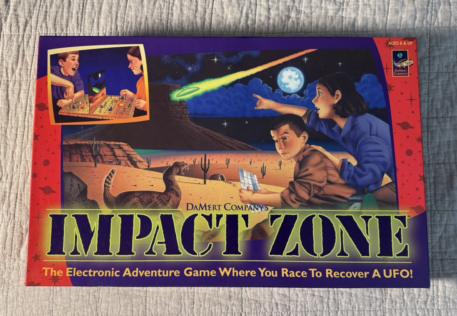 DaMert Impact Zone Board Game Vintage 1998 R10231 Complete Open Box, Tested.