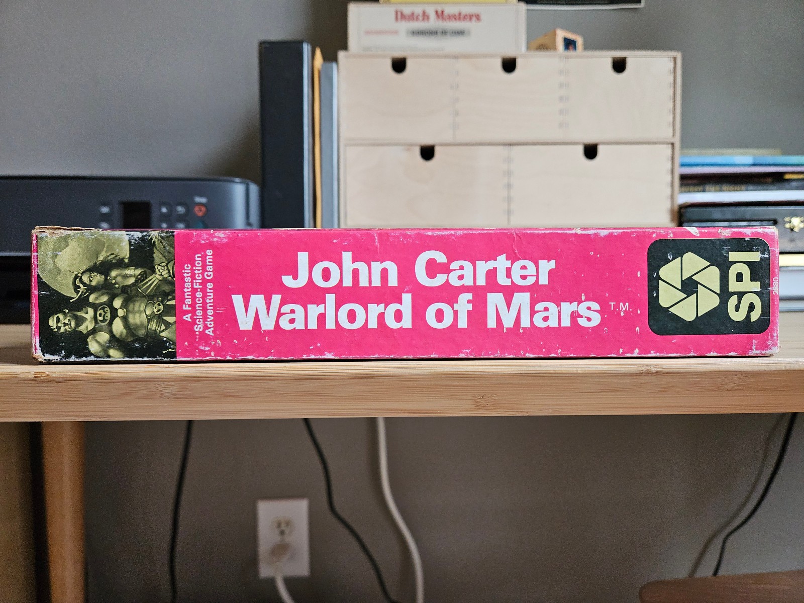 John Carter: Warlord of Mars Sci-Fi Board Game (1979, SPI) Punched 99% Complete