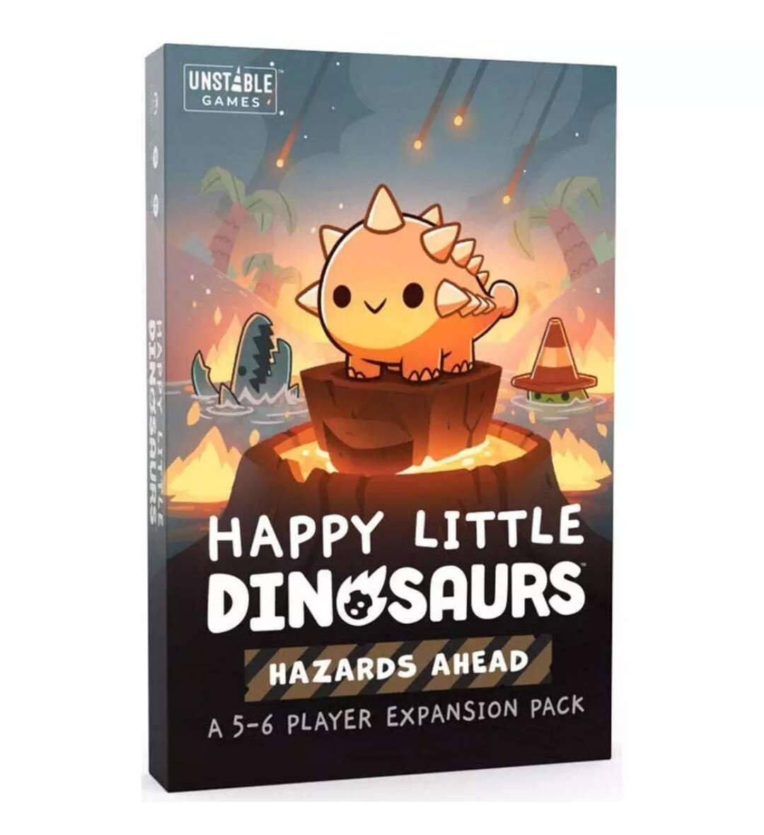 Happy Little Dinosaurs Hazards Ahead Expansion Game for Tabletop Gameplay