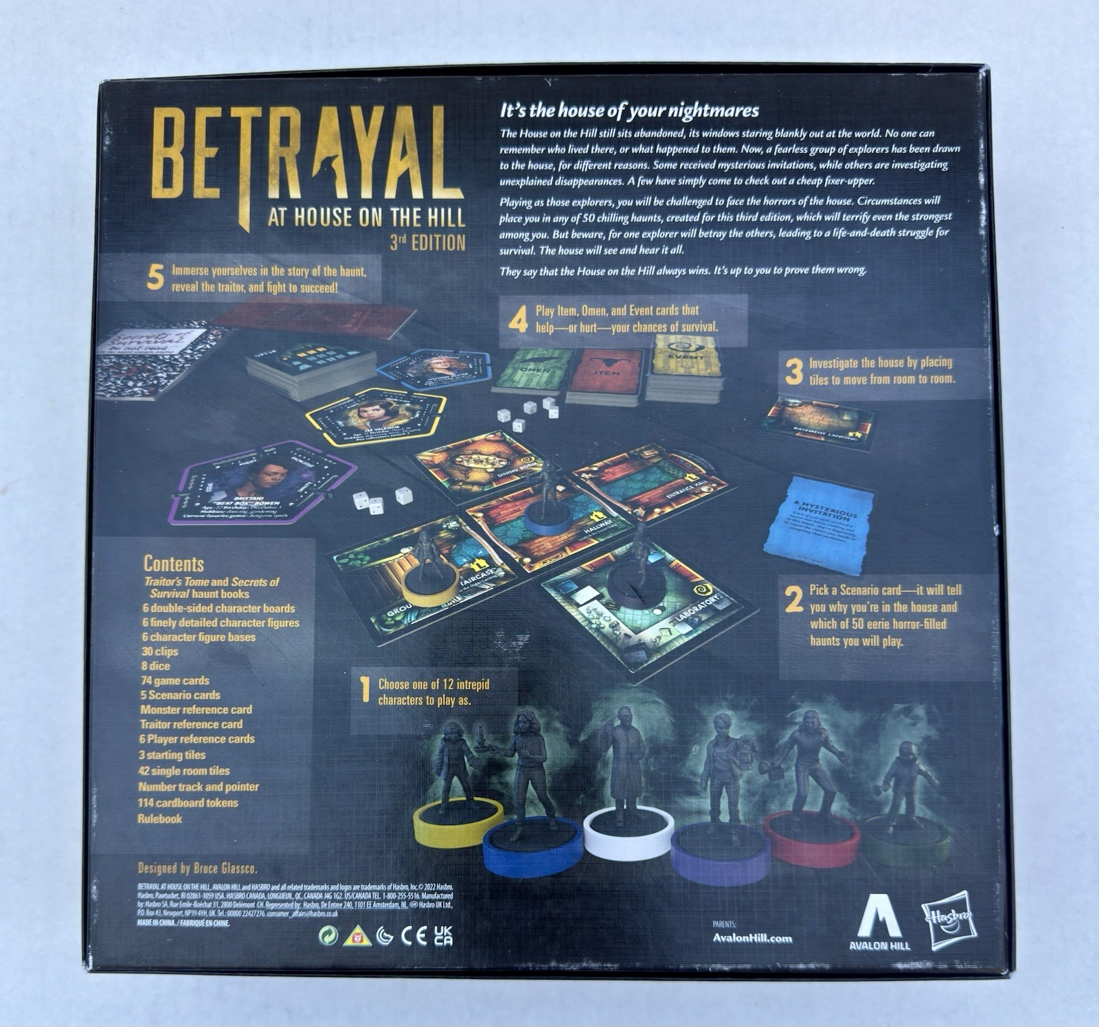 Avalon Hill Betrayal at House on the Hill 3rd Edition