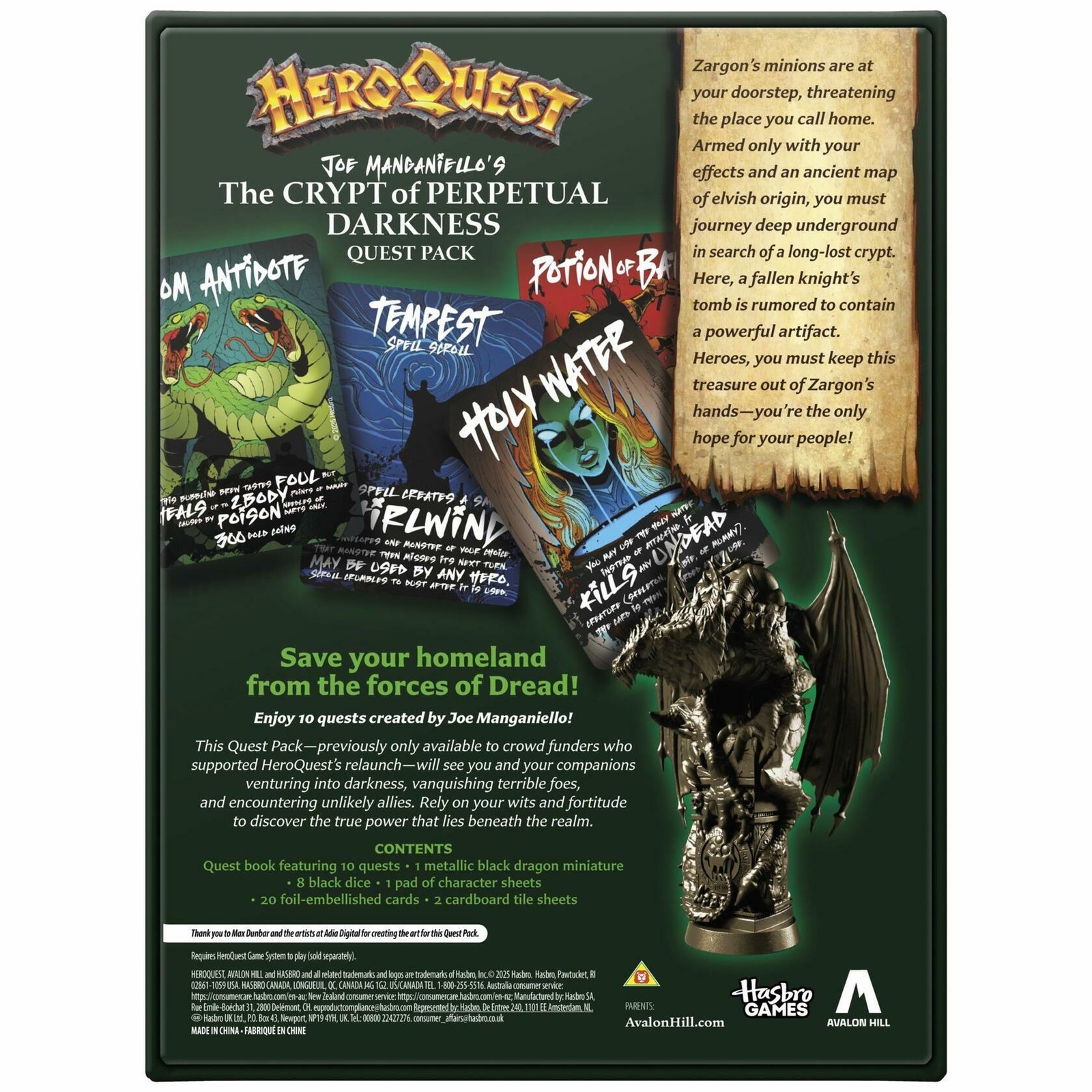 HeroQuest: Joe Manganiello’s The Crypt of Perpetual Darkness Quest Pack